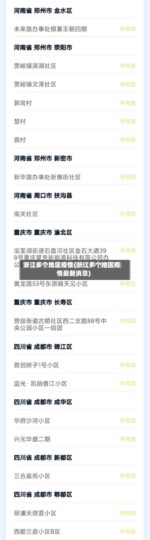 浙江多个地区疫情(浙江多个地区疫情最新消息)-第2张图片